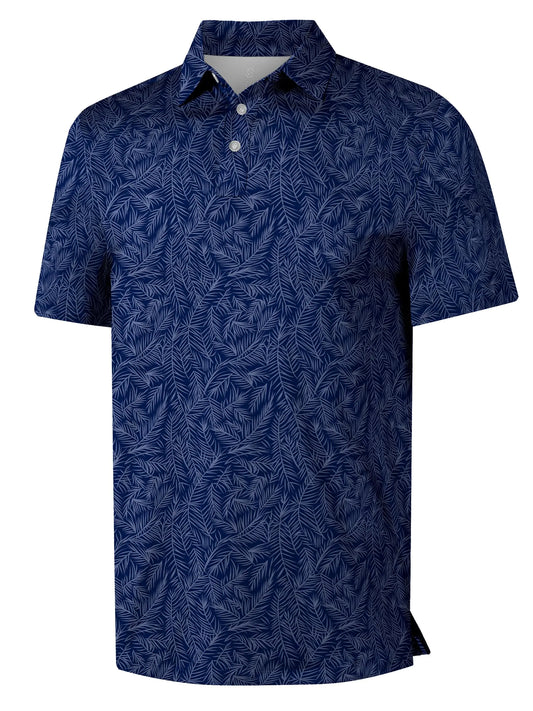 ISEEGZ Mens Golf Shirt Short Sleeve Funny Print Golf Polo Shirts for Men Lightweight Dry Fit Quick Dry Collared Golf Polos Casual Outdoor